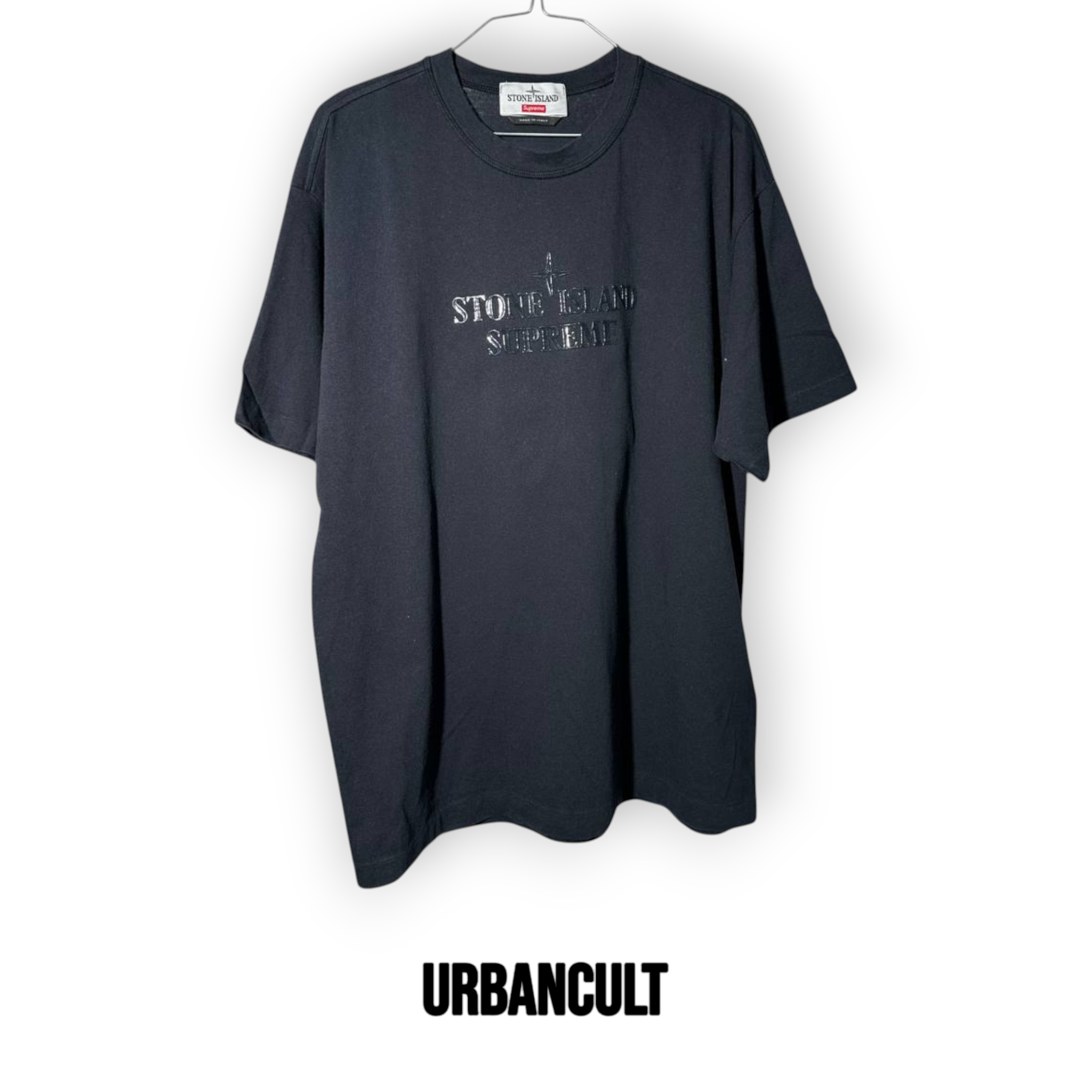 Supreme x Stone Island Top T-shirt - Nero - Urban Cult