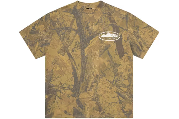 T-Shirt Corteiz Island Alcatraz Puff Print - Forest Camo - Urban Cult