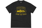 T-shirt Corteiz OG Alcatraz Rules The World - Nero/Giallo - Urban Cult