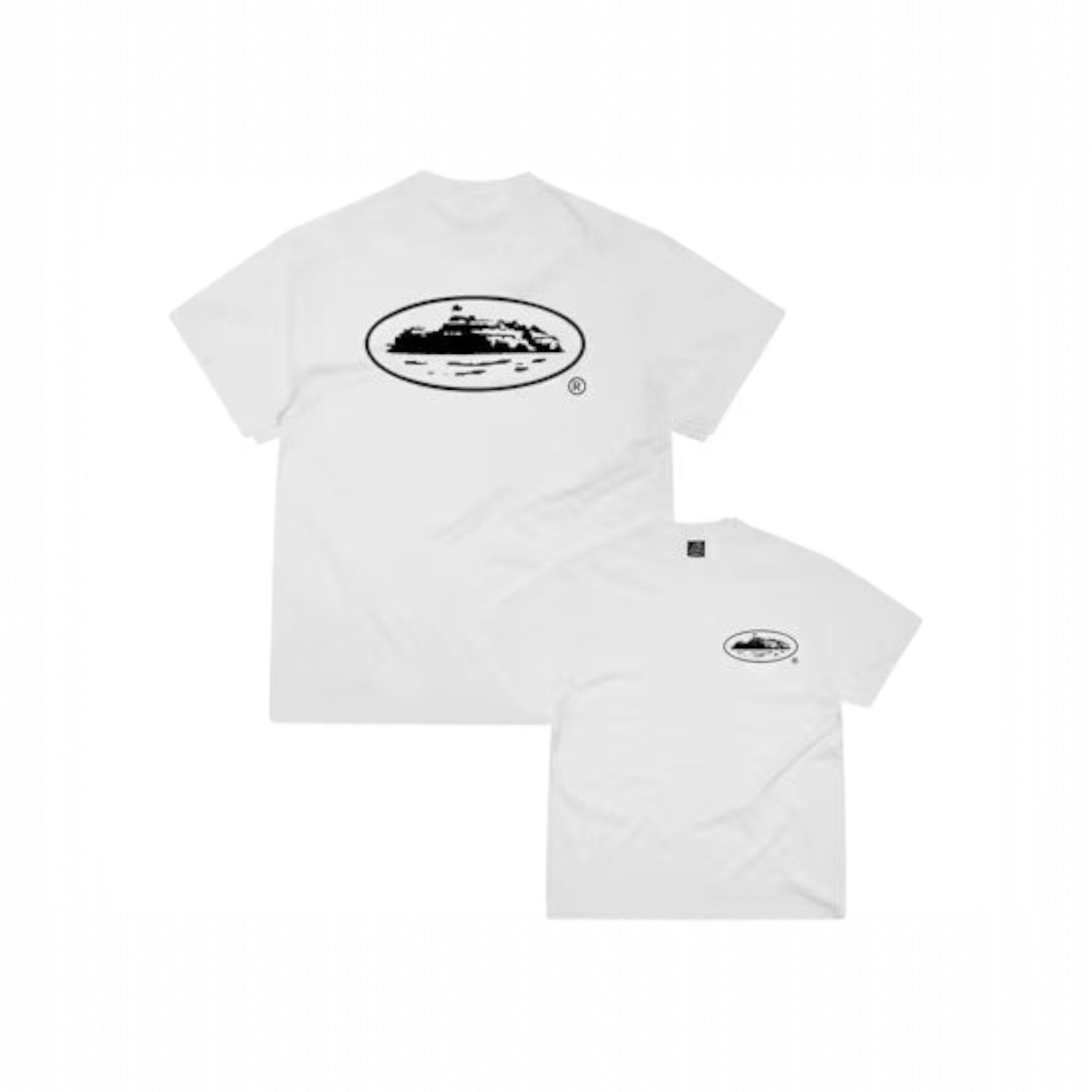 T-Shirt Corteiz OG Island Alcatraz - Bianca - Urban Cult