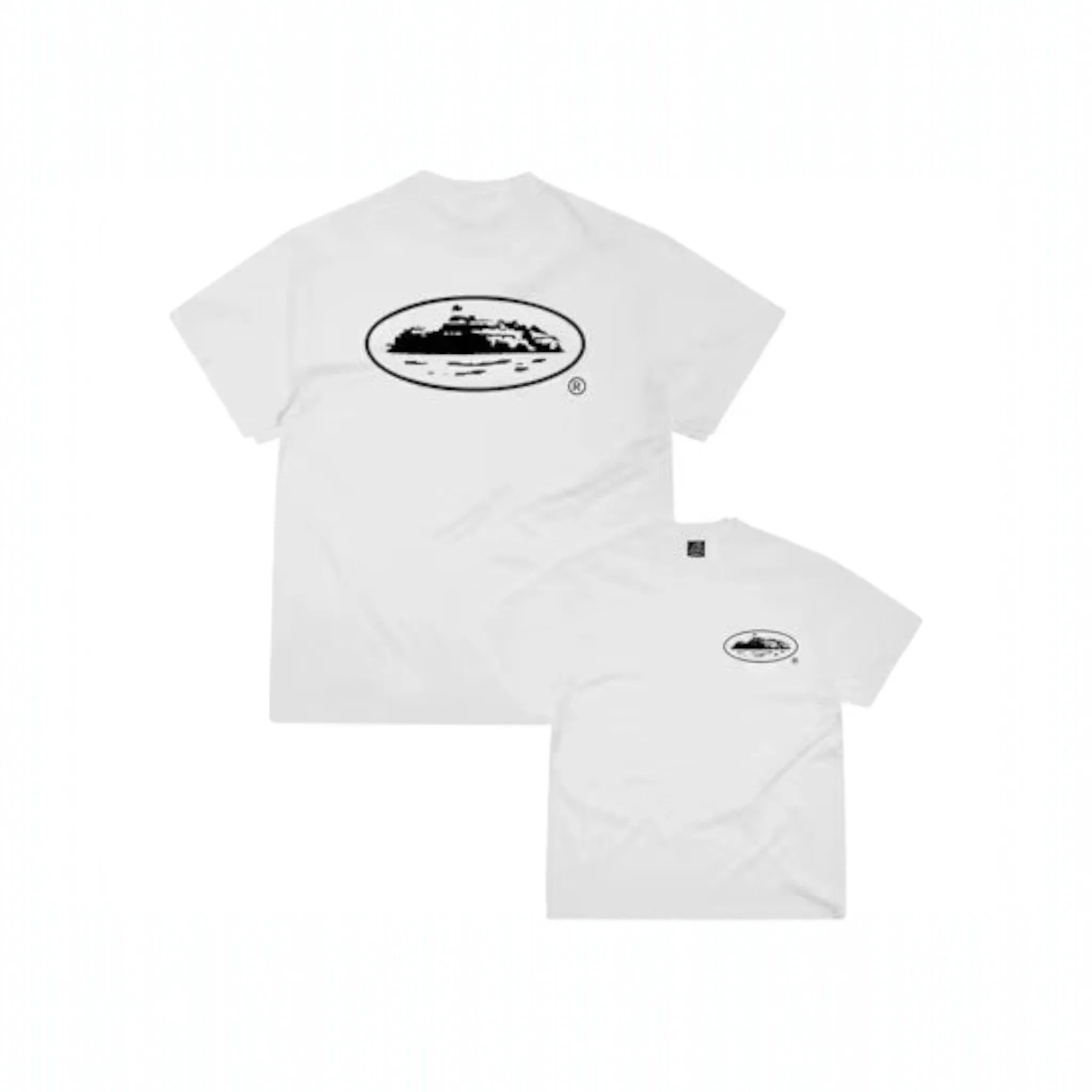 T-Shirt Corteiz OG Island Alcatraz - Bianca - Urban Cult