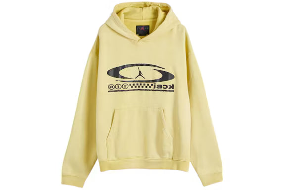 Felpa con Cappuccio Jordan x Travis Scott Pullover - Yellow Senape - Urban Cult