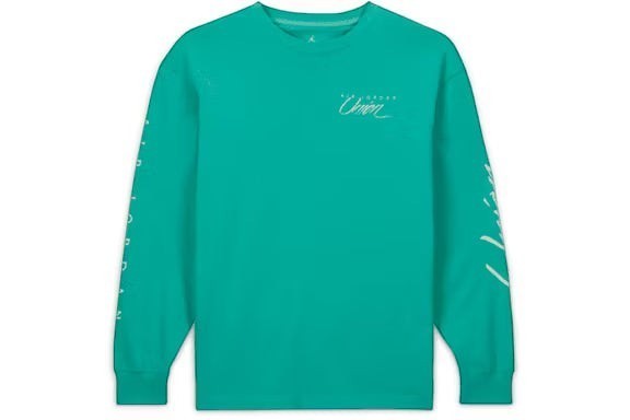 T-Shirt Jordan x Union LA MJ L/S Kinetic - Verde Cinetico - Urban Cult