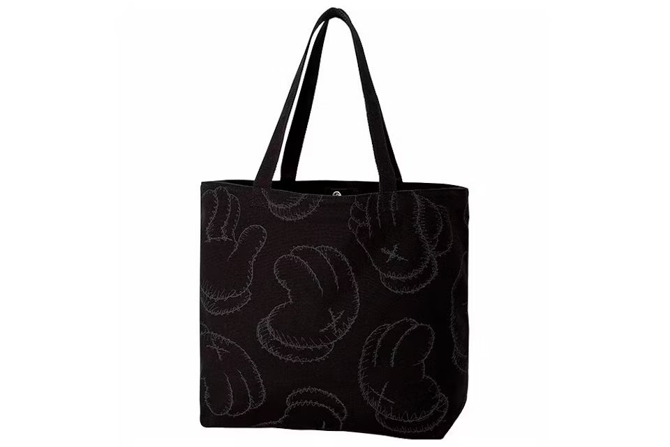 Borsa KAWS x Uniqlo Hands Tote Bag - Nero (borsa a mano)