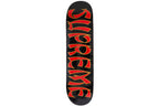 Supreme Action Skateboard Deck Black FW26 Nuovo