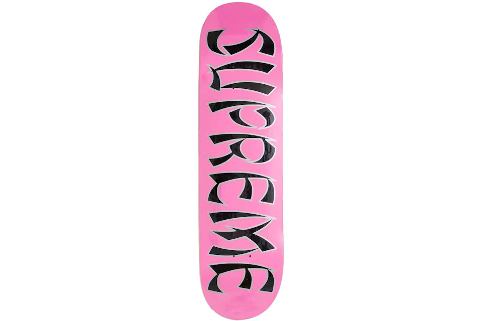 Supreme Action Skateboard Deck Pink FW26 Nuovo