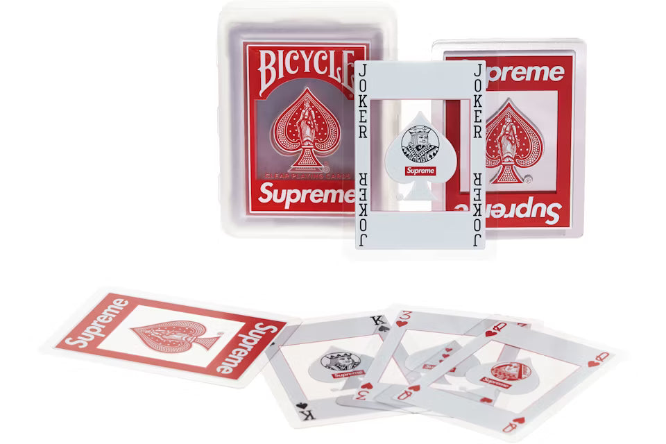 Supreme Bicycle Clear Playing Cards (FW20)