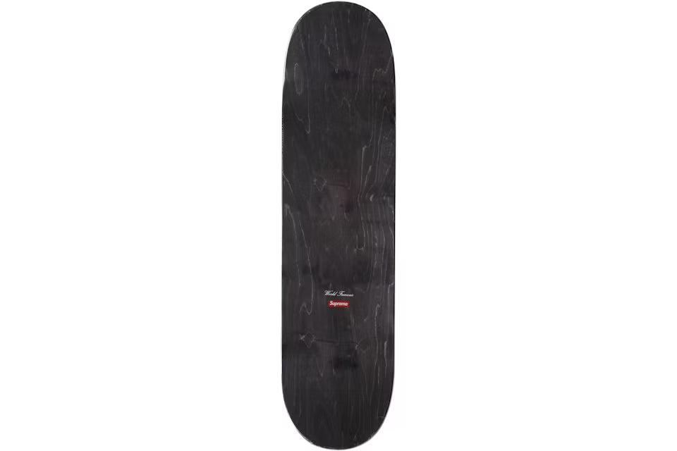 Supreme Bling Box Logo Skateboard Deck - Gold