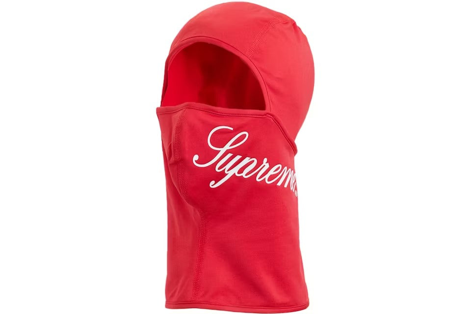 Supreme Script Lightweight Balaclava - Red - Urban Cult