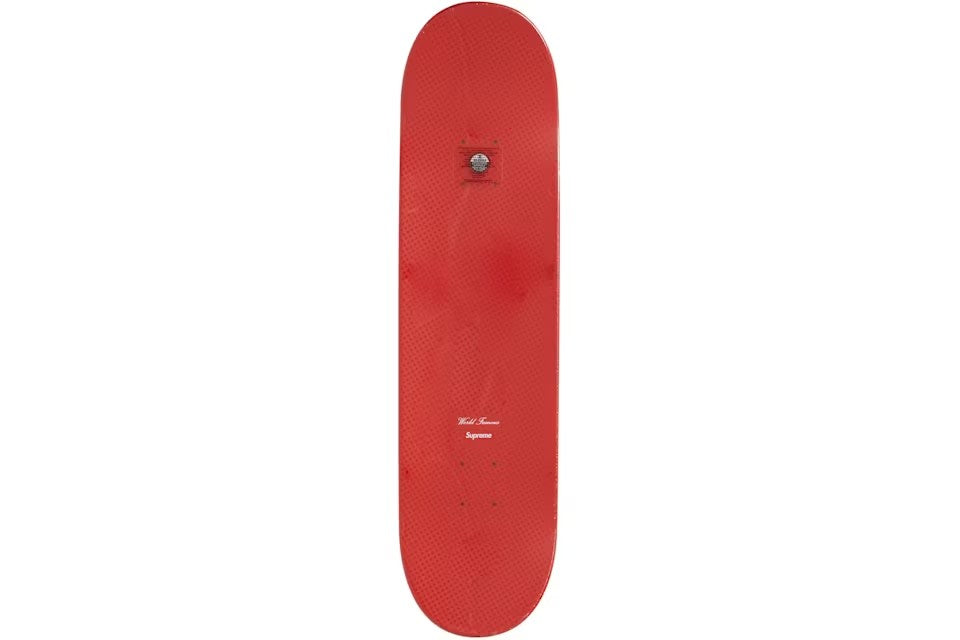 Supreme Tonal Box Logo Tavola Skateboard - Rosso - Urban Cult