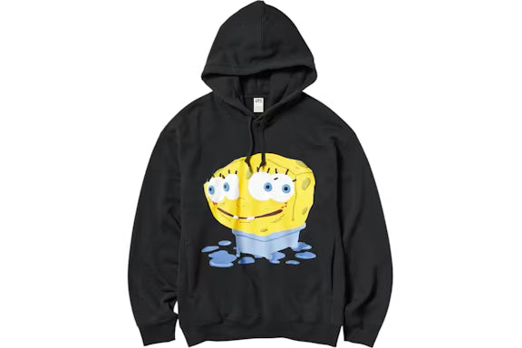 Felpa con Cappuccio Uniqlo x CPFM SpongeBob - Nera - Urban Cult