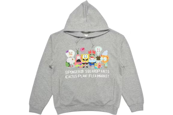 Felpa con Cappuccio Uniqlo x CPFM SpongeBob - Grigia - Urban Cult