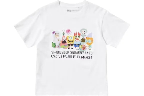 T-Shirt Uniqlo x CPFM SpongeBob SquarePants UT - Bianca - Urban Cult