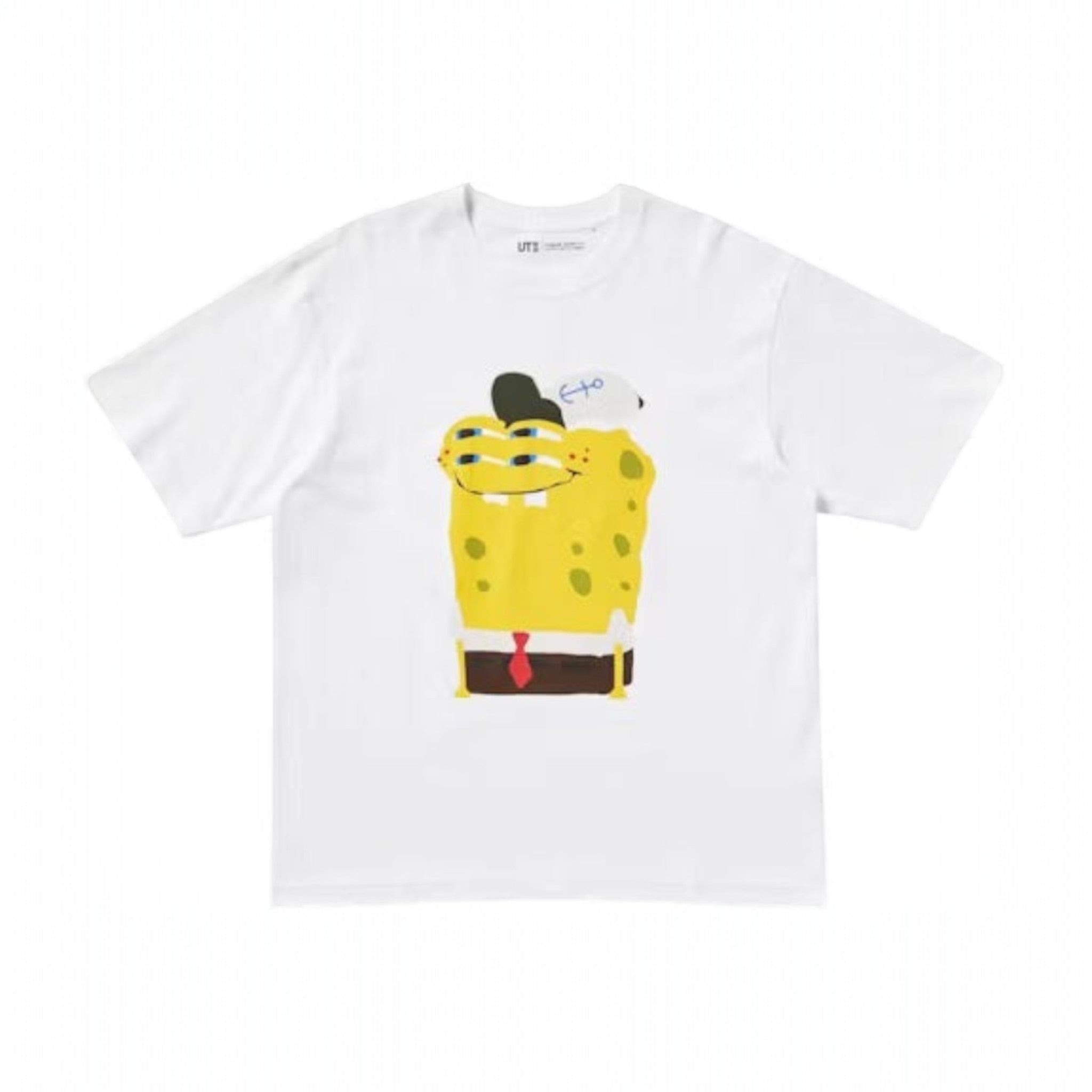 T-Shirt Uniqlo x CPFM SpongeBob & Patrick - Bianca - Urban Cult