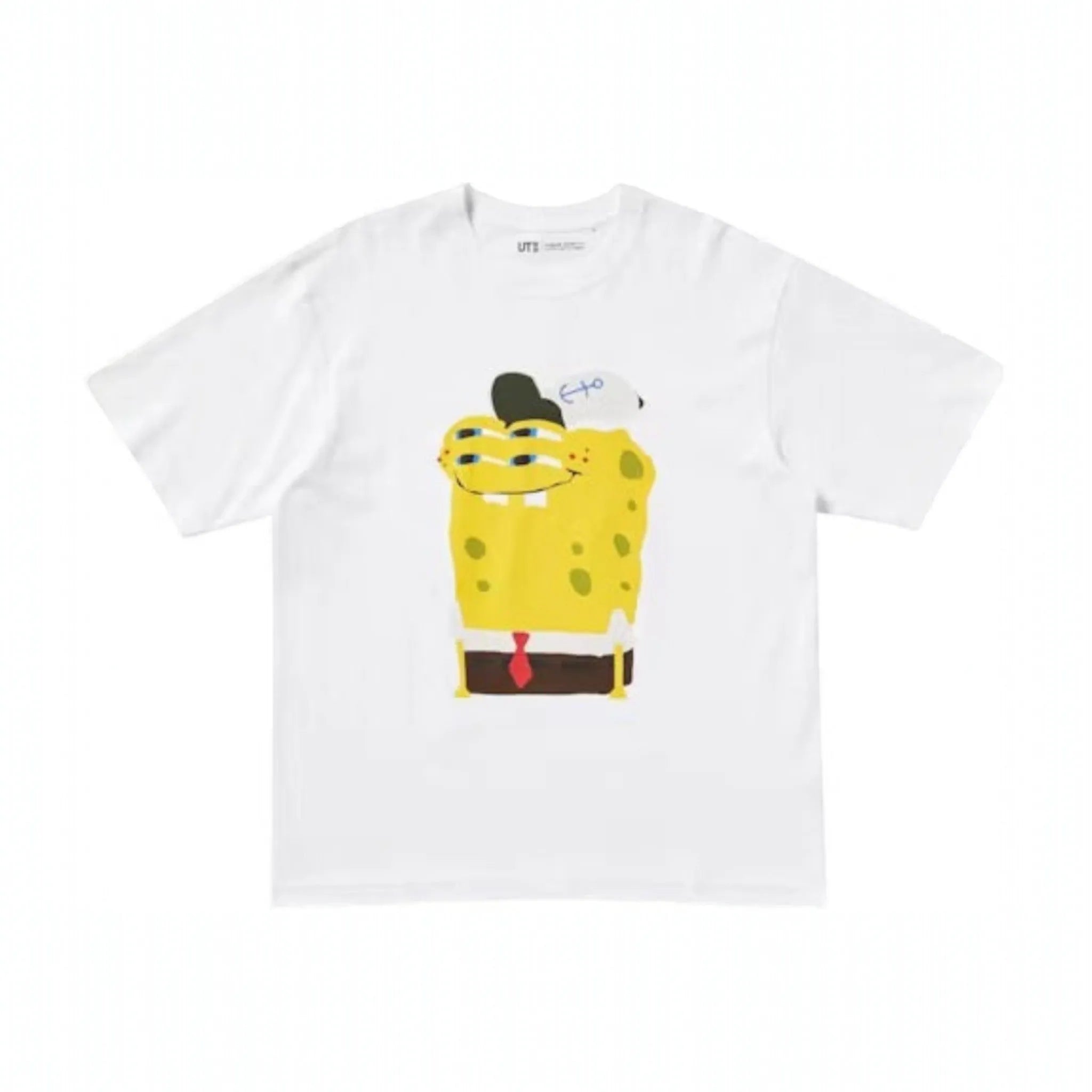 T-Shirt Uniqlo x CPFM SpongeBob & Patrick - Bianca - Urban Cult