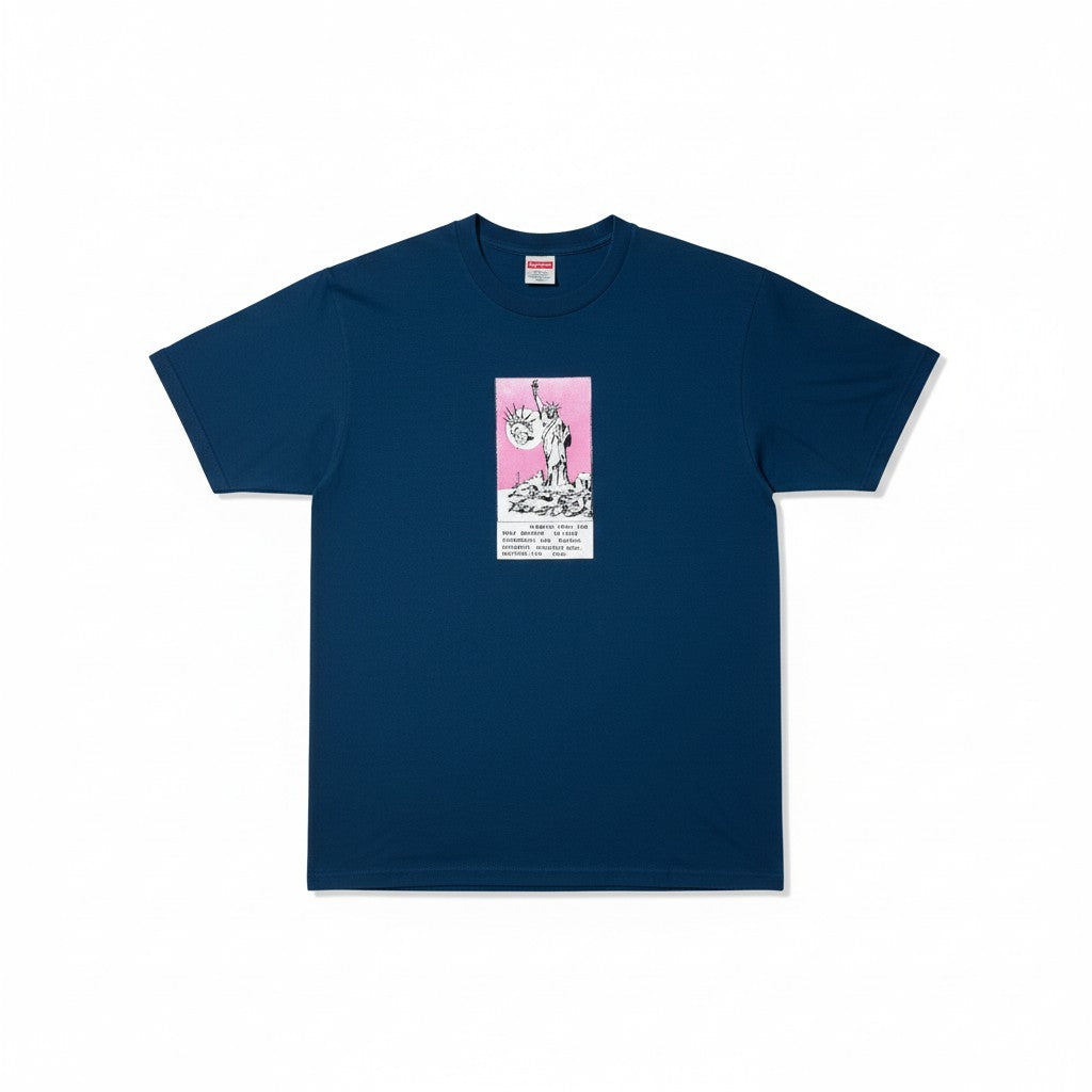 Supreme Liberty T-shirt (Statua della Libertà) - Blu - Urban Cult