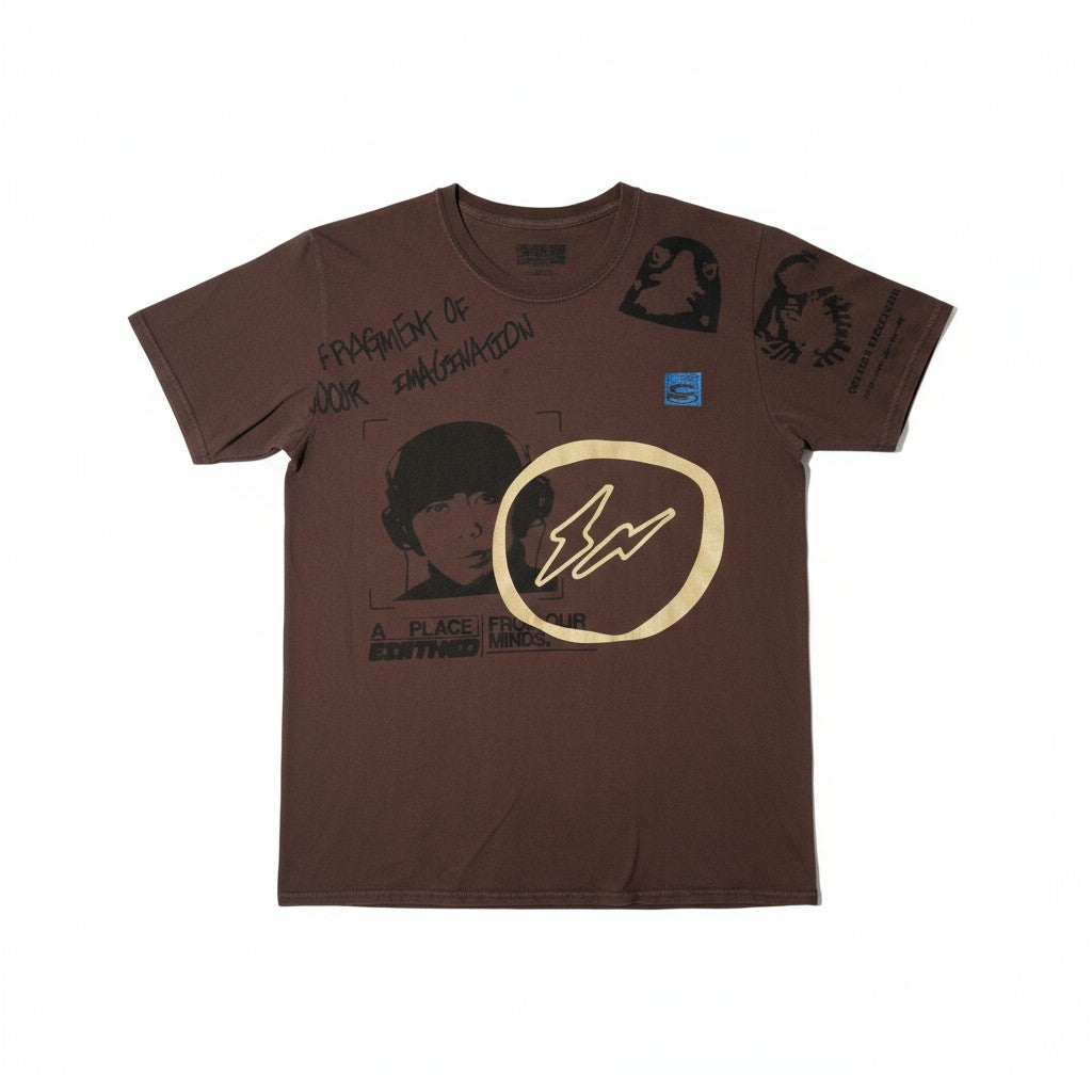 Travis Scott Cactus Jack For Fragment T-shirt - Marrone - Urban Cult