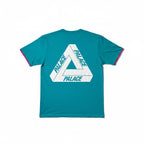 Palace Reverse Double Face T-shirt - Verde Acqua/Magenta - Urban Cult