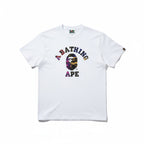 BAPE Mix Camo College multicolor T-shirt - Bianco - Urban Cult