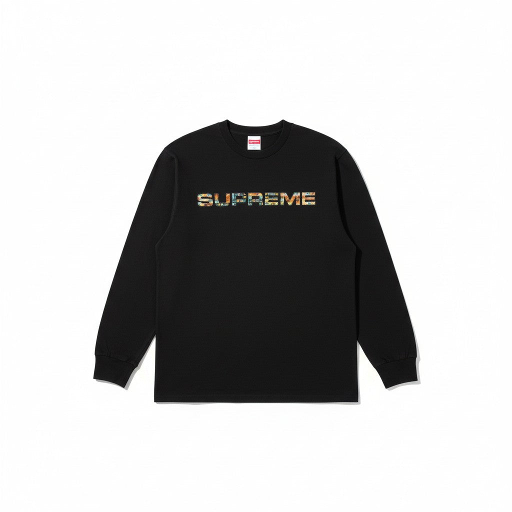 Supreme Meta Logo Longsleeve T-shirt - Nero - Urban Cult