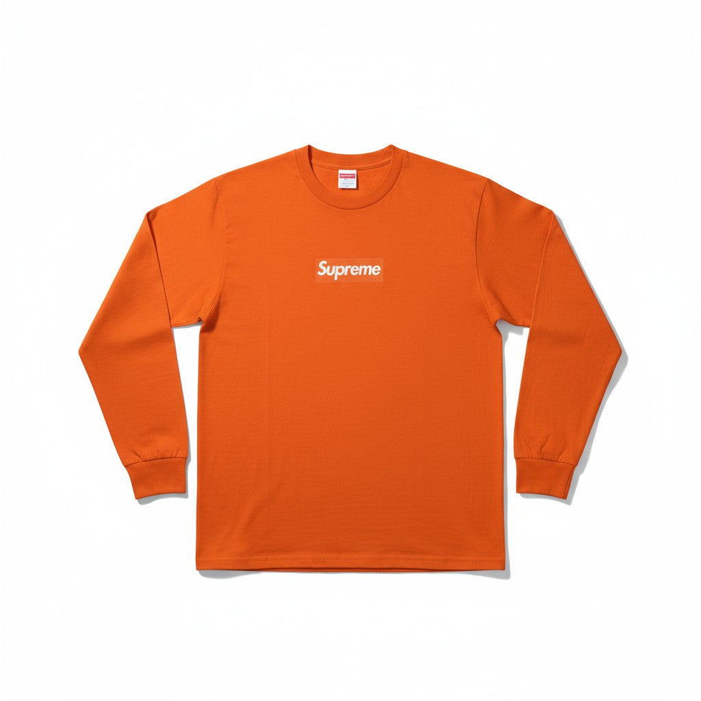Supreme Box Logo Longsleeve T-shirt - Arancione - Urban Cult