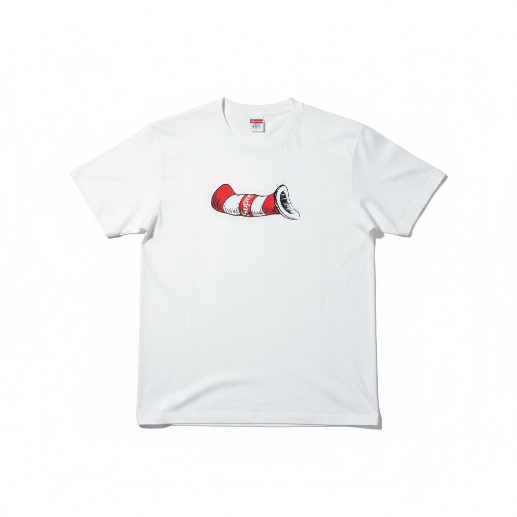 Supreme Cat in the Hat T-shirt - Bianco - Urban Cult