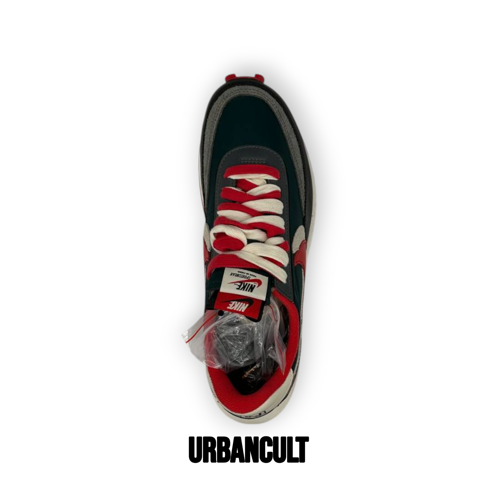 Nike x Sacai x UNDERCOVER LDWaffle - Nero/Rosso/Verde scuro - Urban Cult