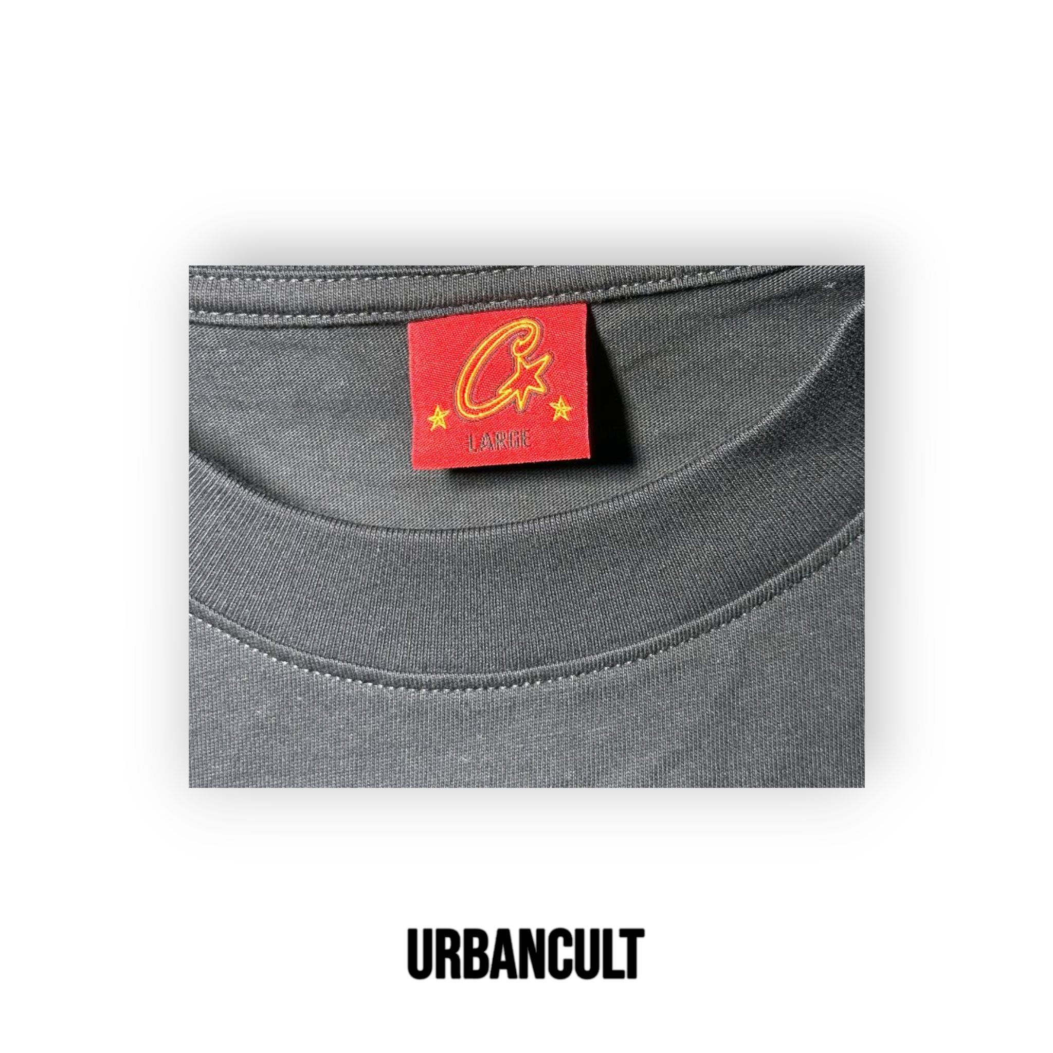 T-shirt Corteiz OG Alcatraz Italia Rules the world - Nera - Urban Cult