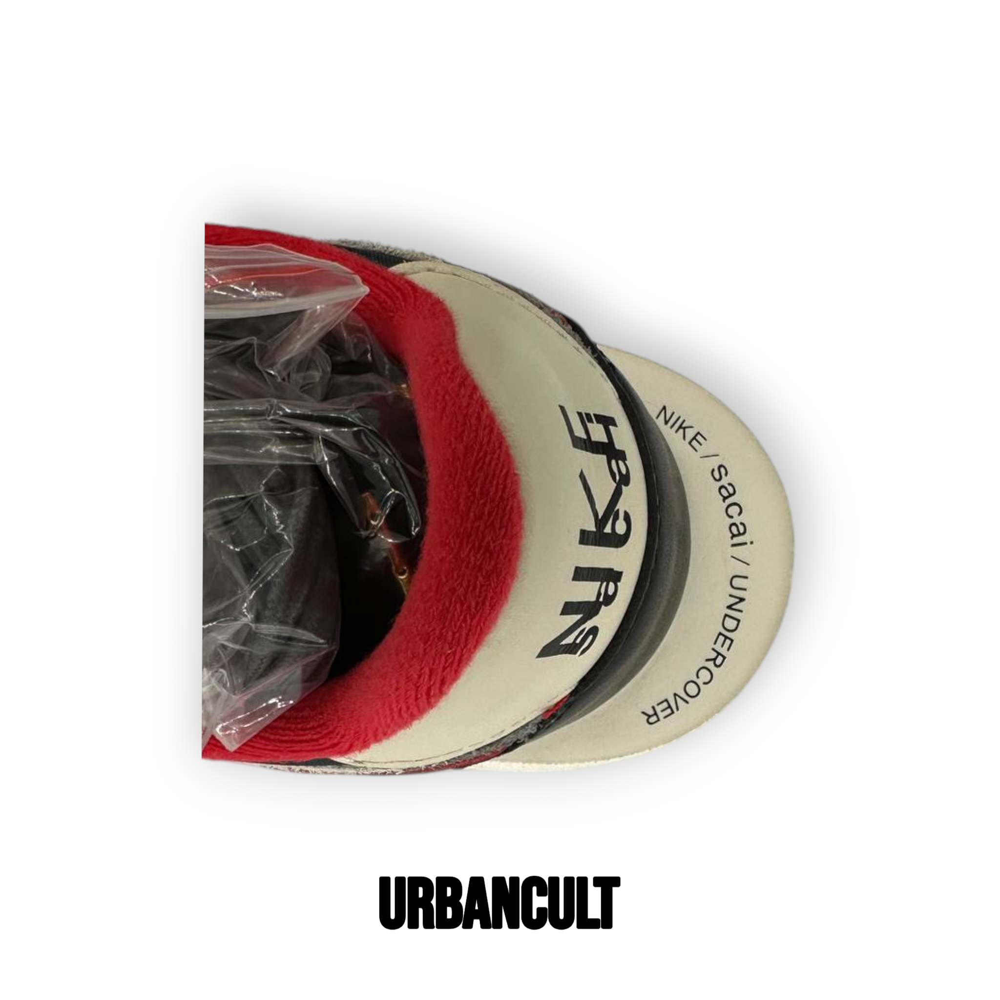 Nike x Sacai x UNDERCOVER LDWaffle - Nero/Rosso/Verde scuro - Urban Cult