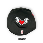 New Era Miami Heat Essential Custom - Nero/Rosso 7 5/8 - Urban Cult