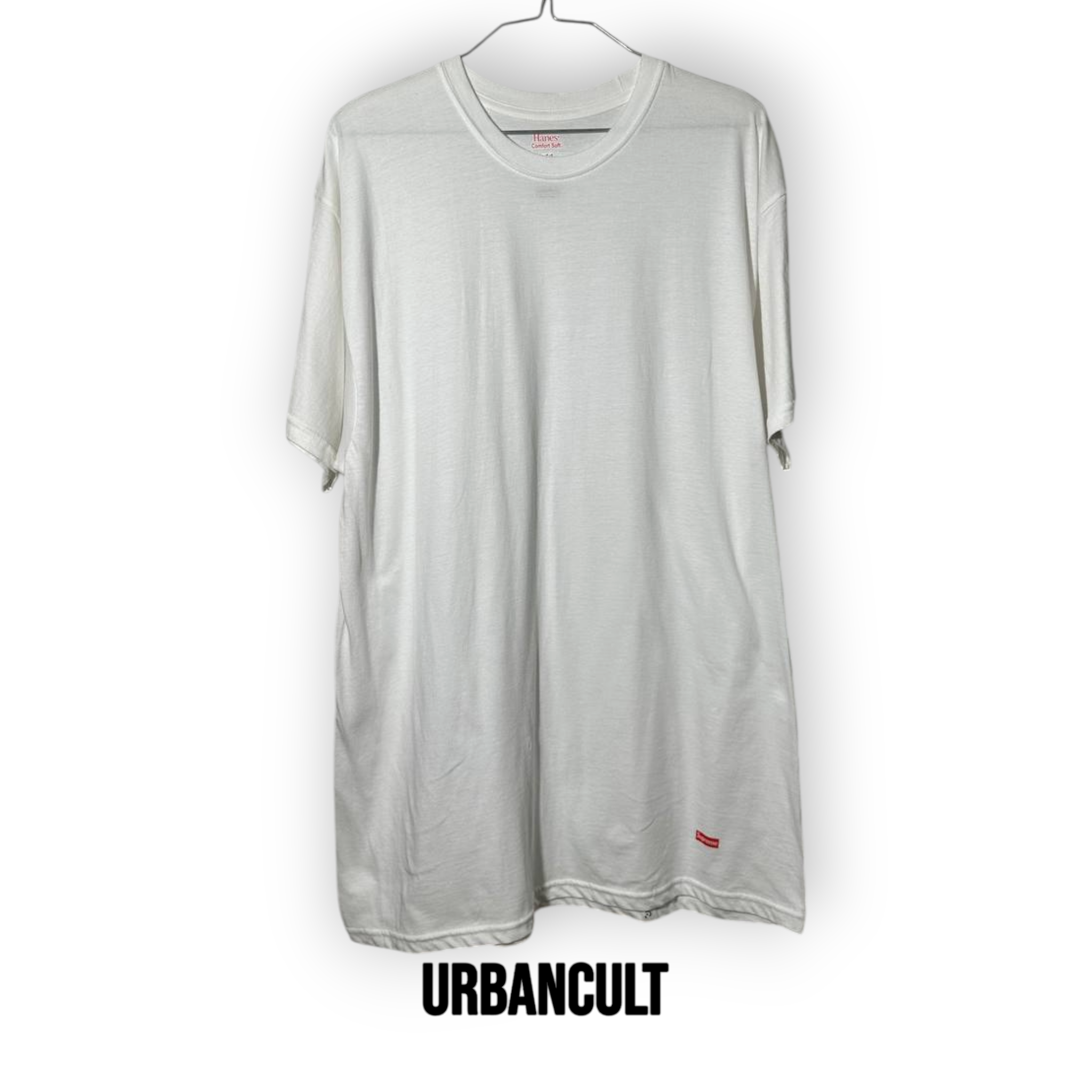 T-Shirt Supreme Mini Box Logo Underwear Hanes - Total White - Urban Cult