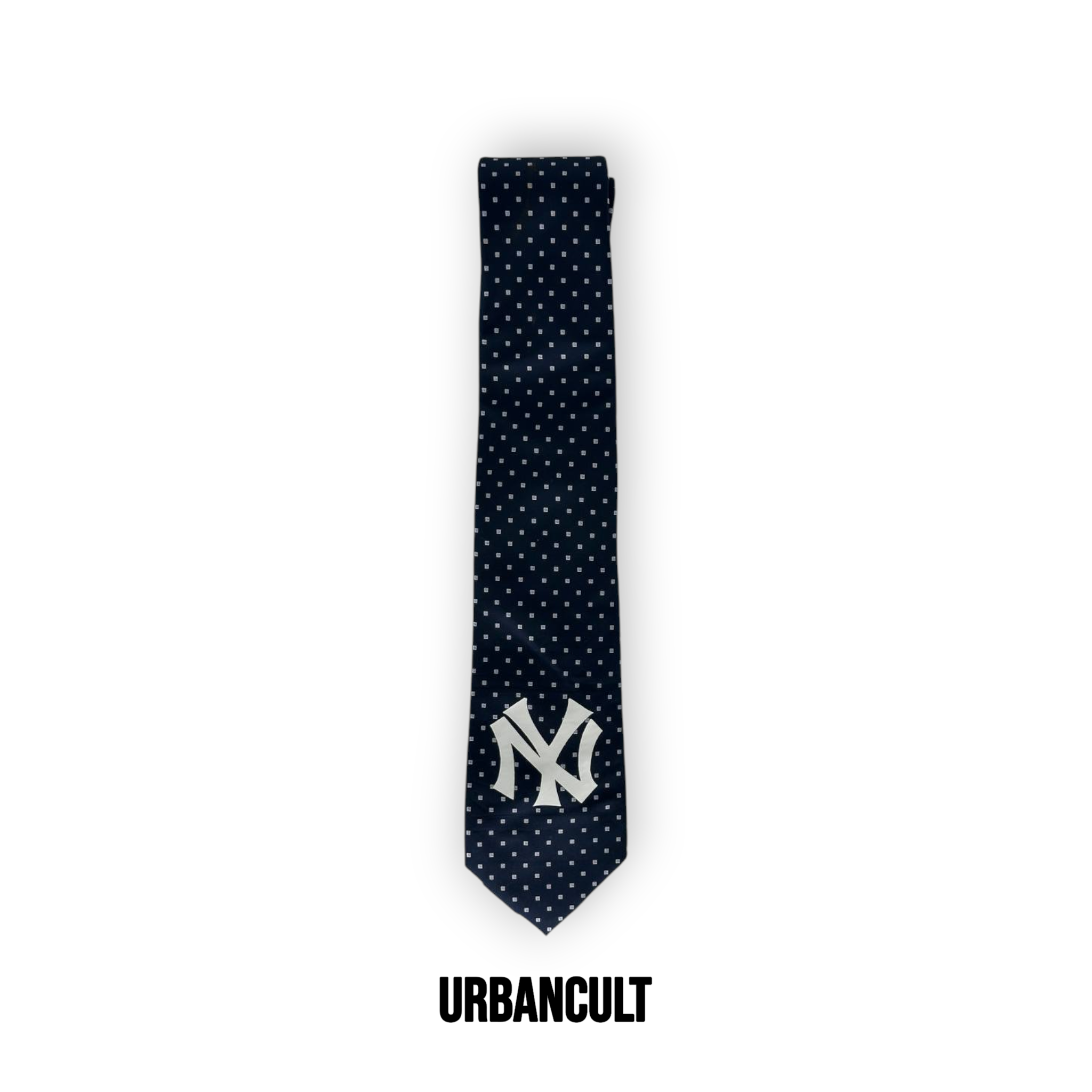 Cravatta Vintage Custom "New Era" a pois - Blu - Urban Cult