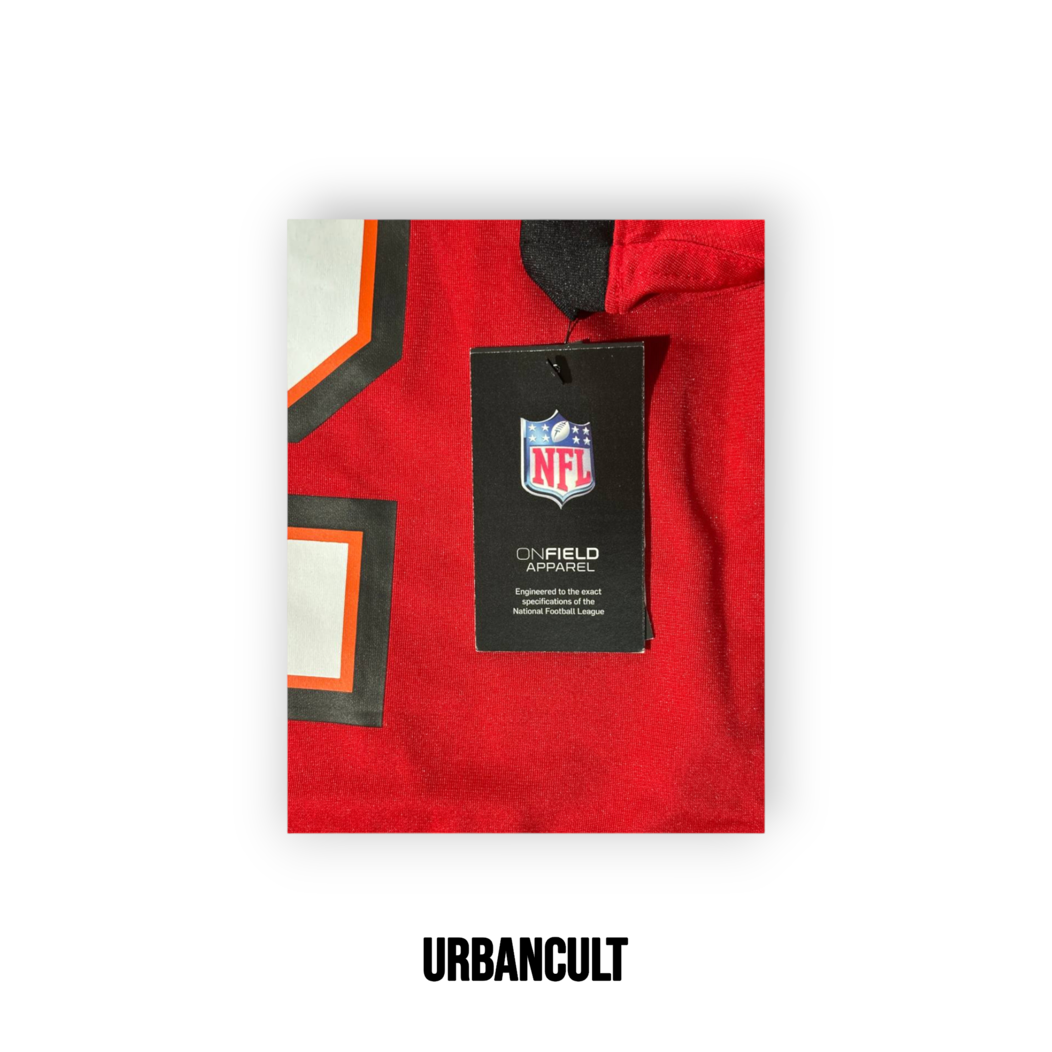 Maglia Ufficiale (Jersey) Home Tampa Bay Buccaneers NFL Tom Brady 12 - Rossa - Urban Cult