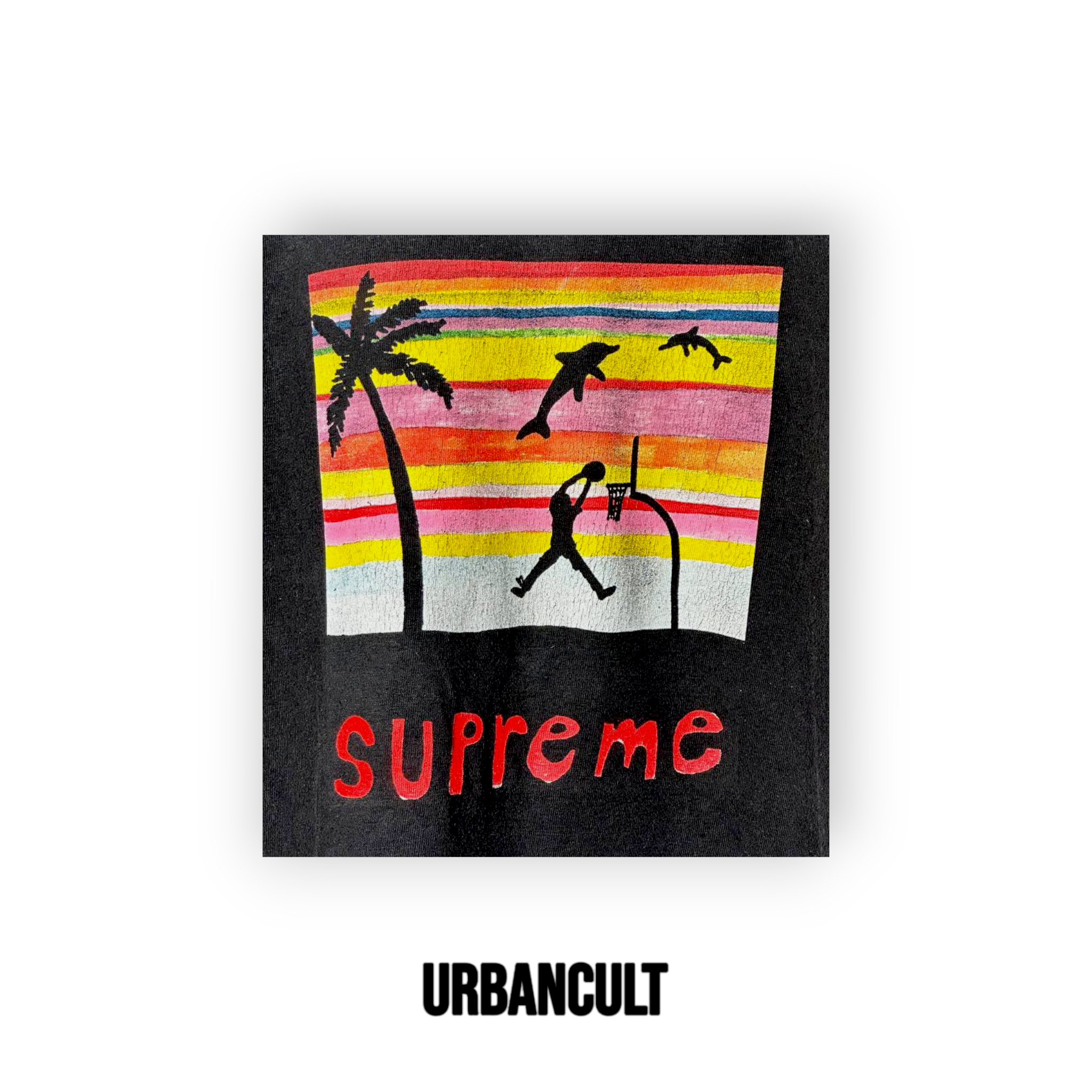 Supreme Dunk on the Beach T-shirt - Nero - Urban Cult