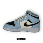 Jordan 1 Mid Ice Blue Black White - Azzurro Ghiaccio/Nero - Urban Cult