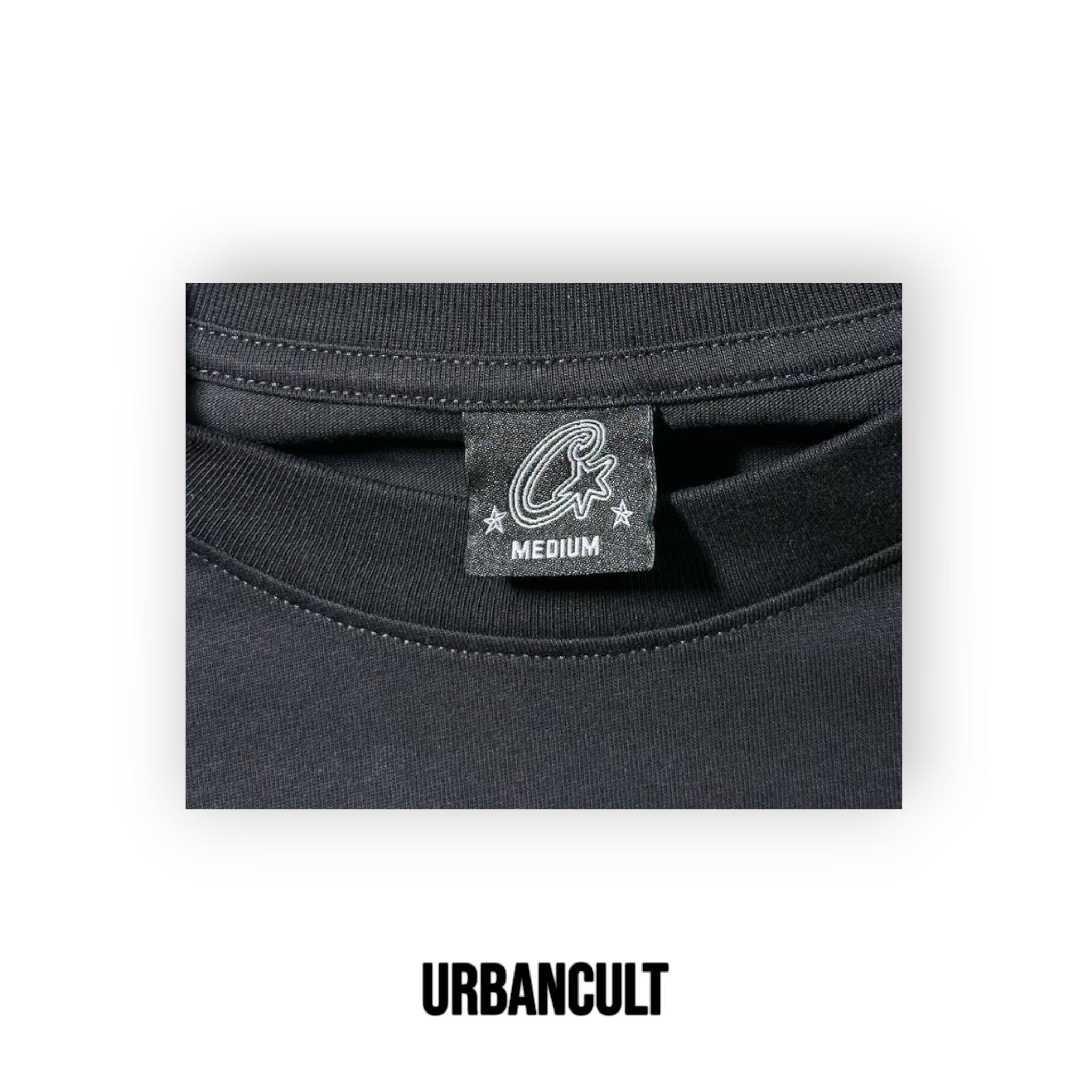 T-shirt Corteiz OG Alcatraz Rules The World - Nero/Giallo - Urban Cult