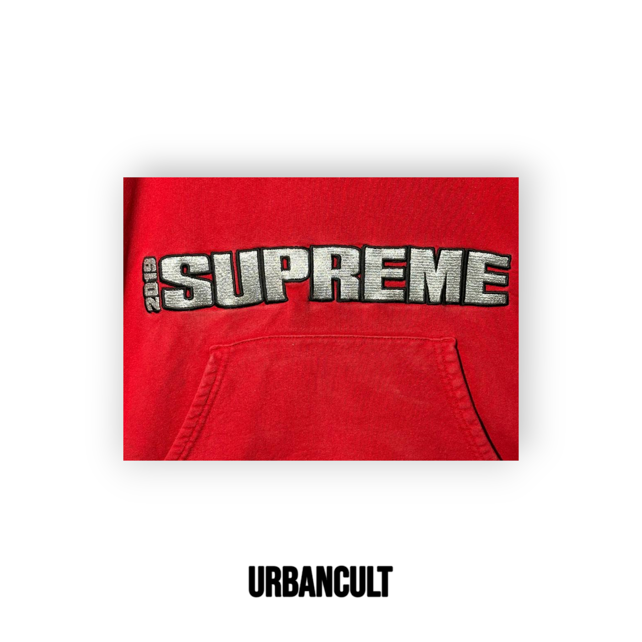 Supreme Blockbuster Logo Hoodie - Rossa - Urban Cult