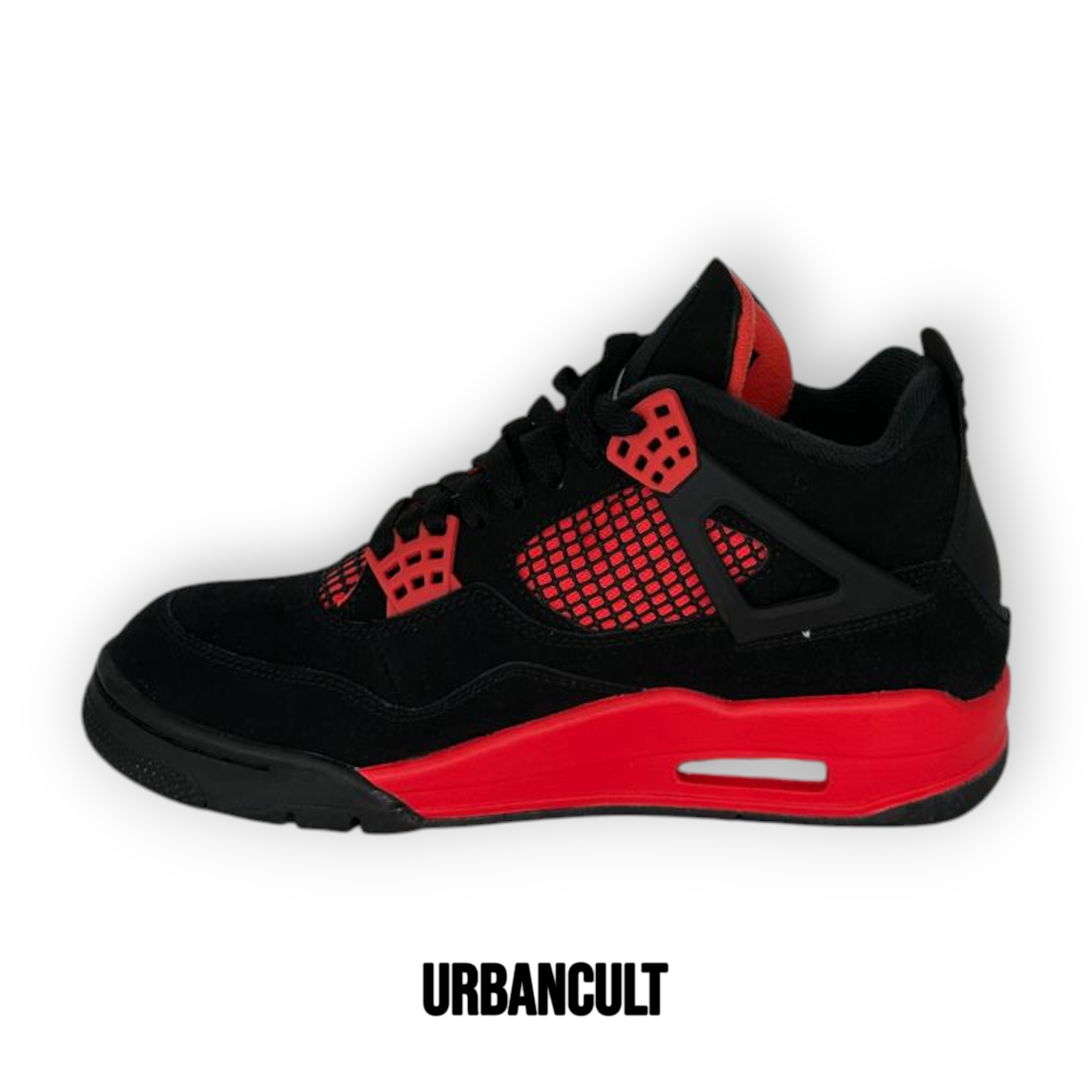 Nike Air Jordan 4 Retro Red Thunder - Nero/Rosso - Urban Cult