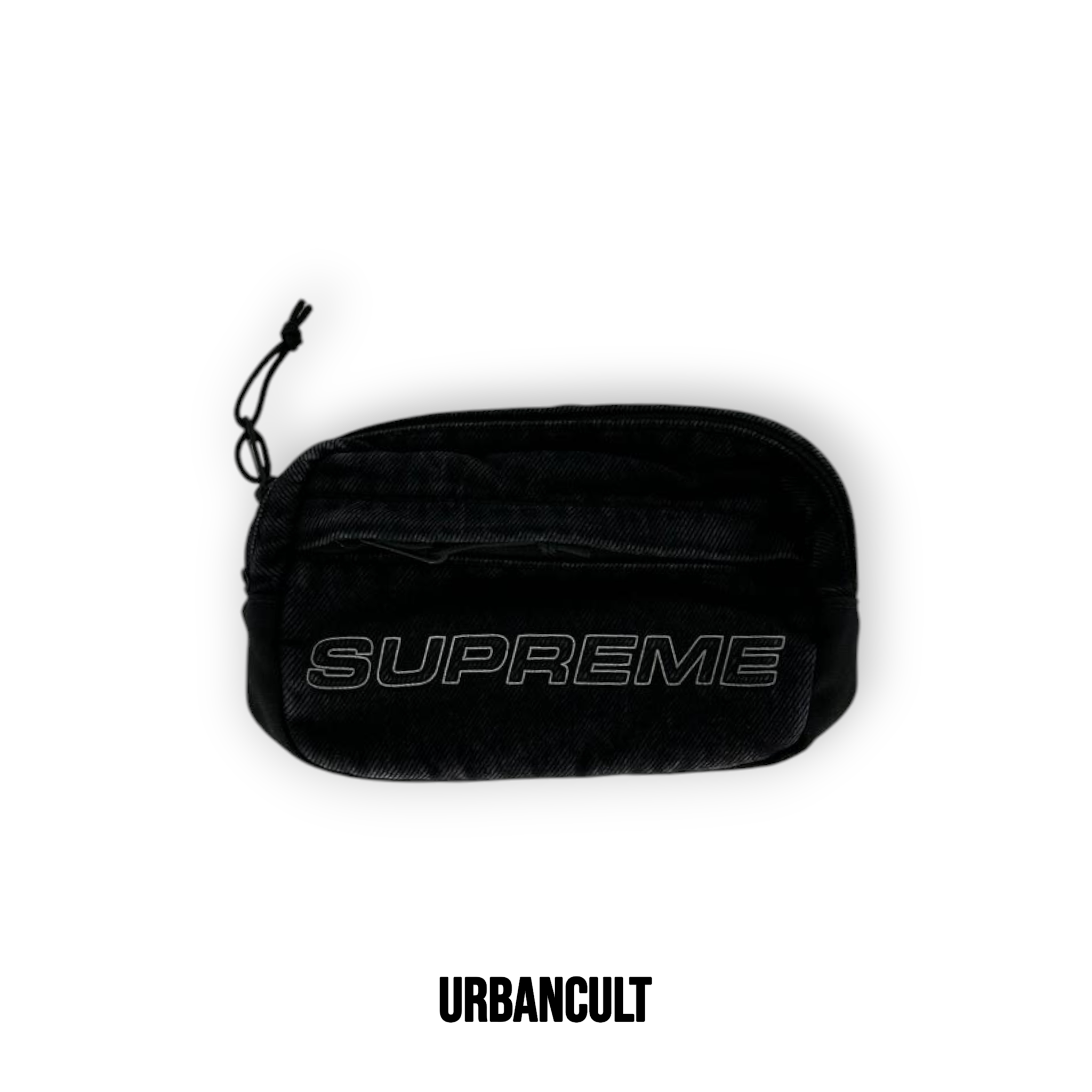 Supreme Denim Shoulder Bag - Black (borsello a tracolla) - Urban Cult