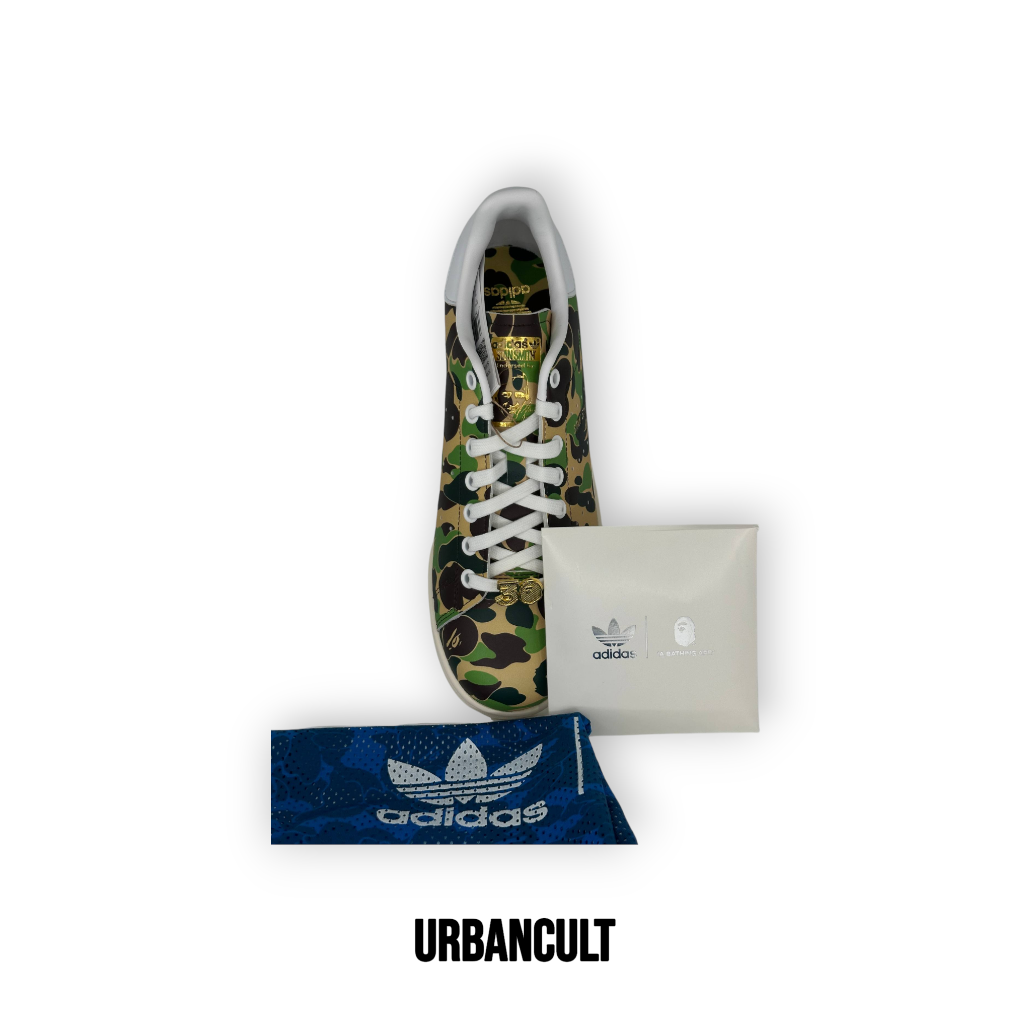 Adidas x BAPE Stan Smith  - ABC Camouflage 30th anniversary - Urban Cult