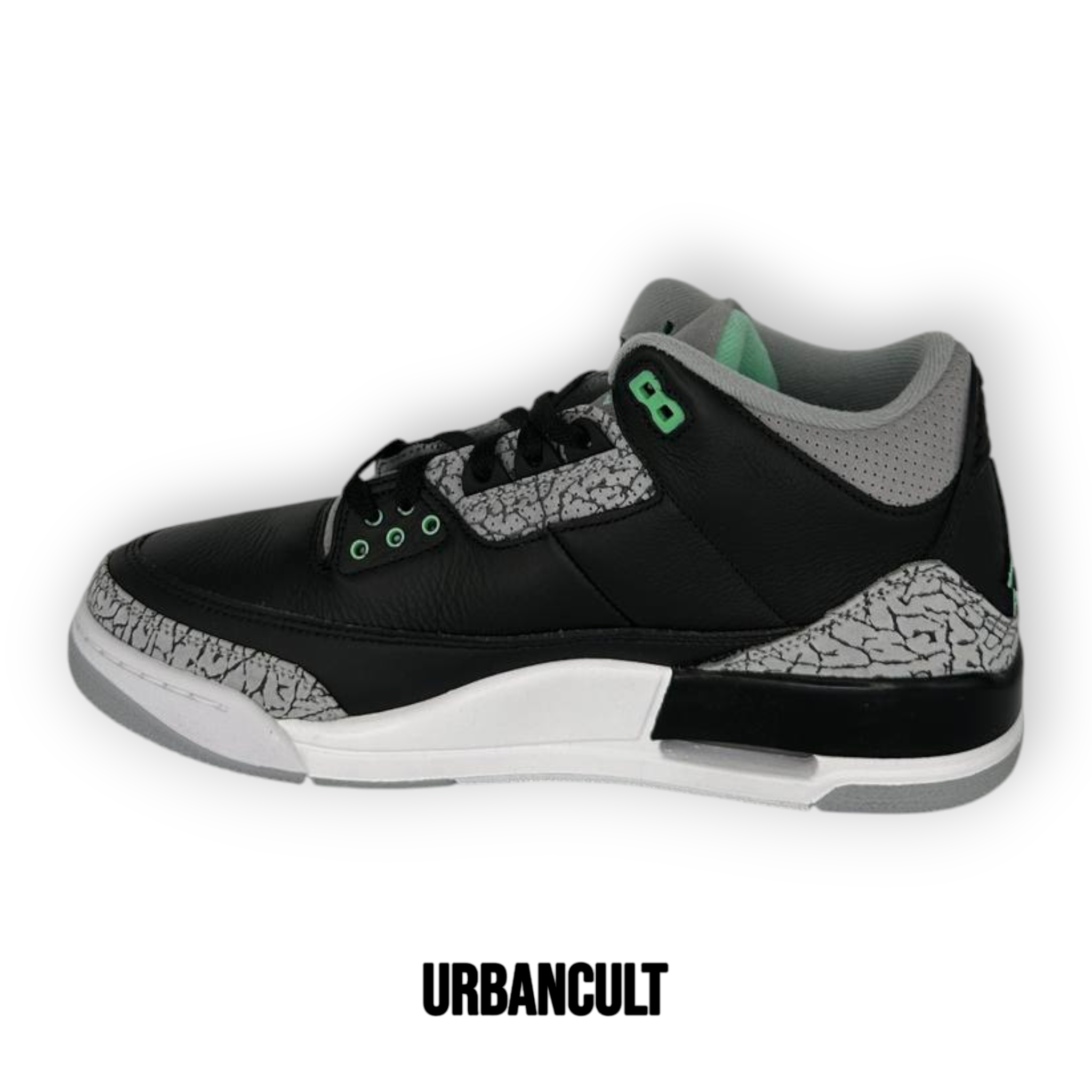 Nike Air Jordan 3 Retro Electric Green - Nero/Verde Fluo - Urban Cult