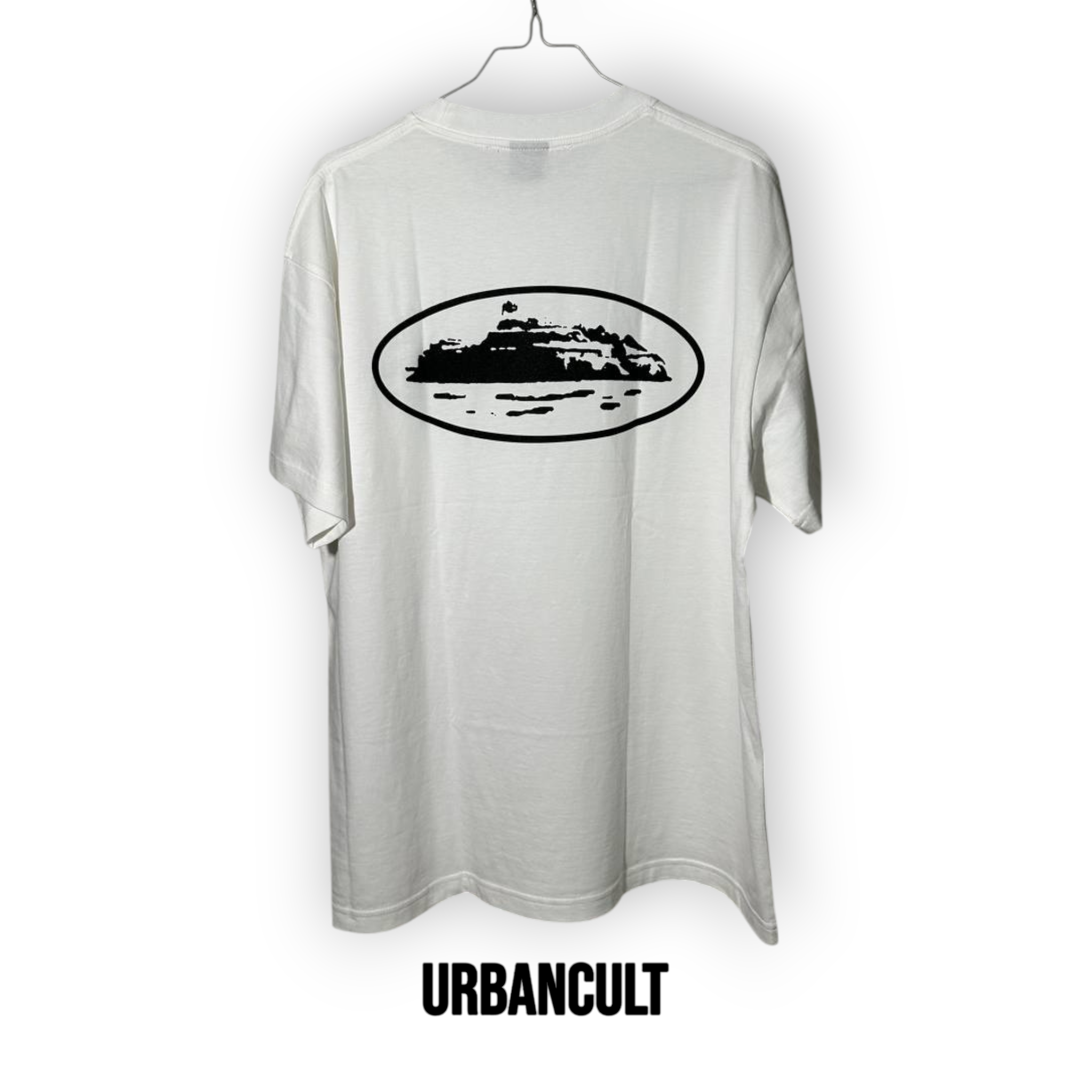 T-Shirt Corteiz OG Island Alcatraz - Bianca - Urban Cult
