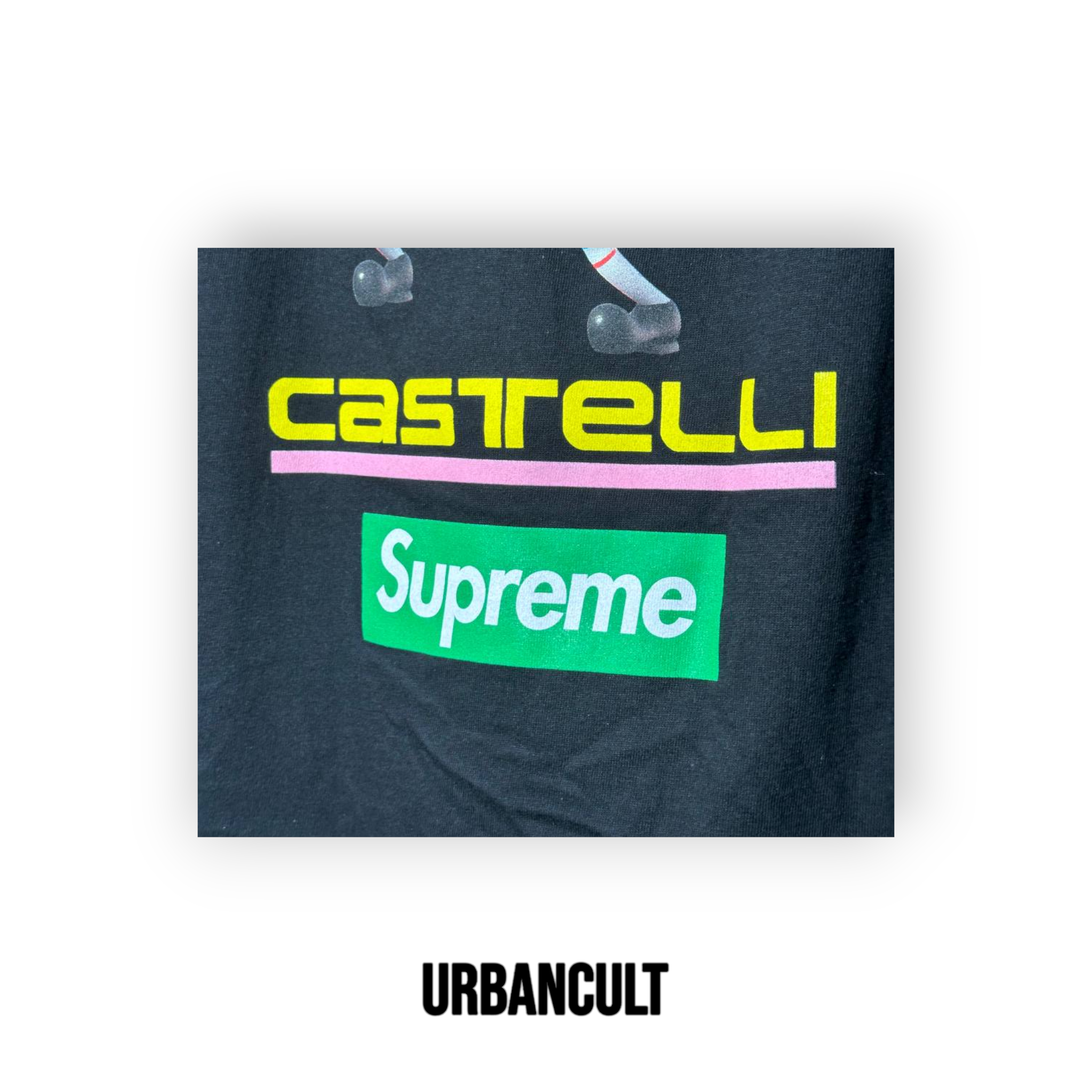 T-shirt Supreme SpongeBob Castelli Racing Longsleeve Nera - Urban Cult