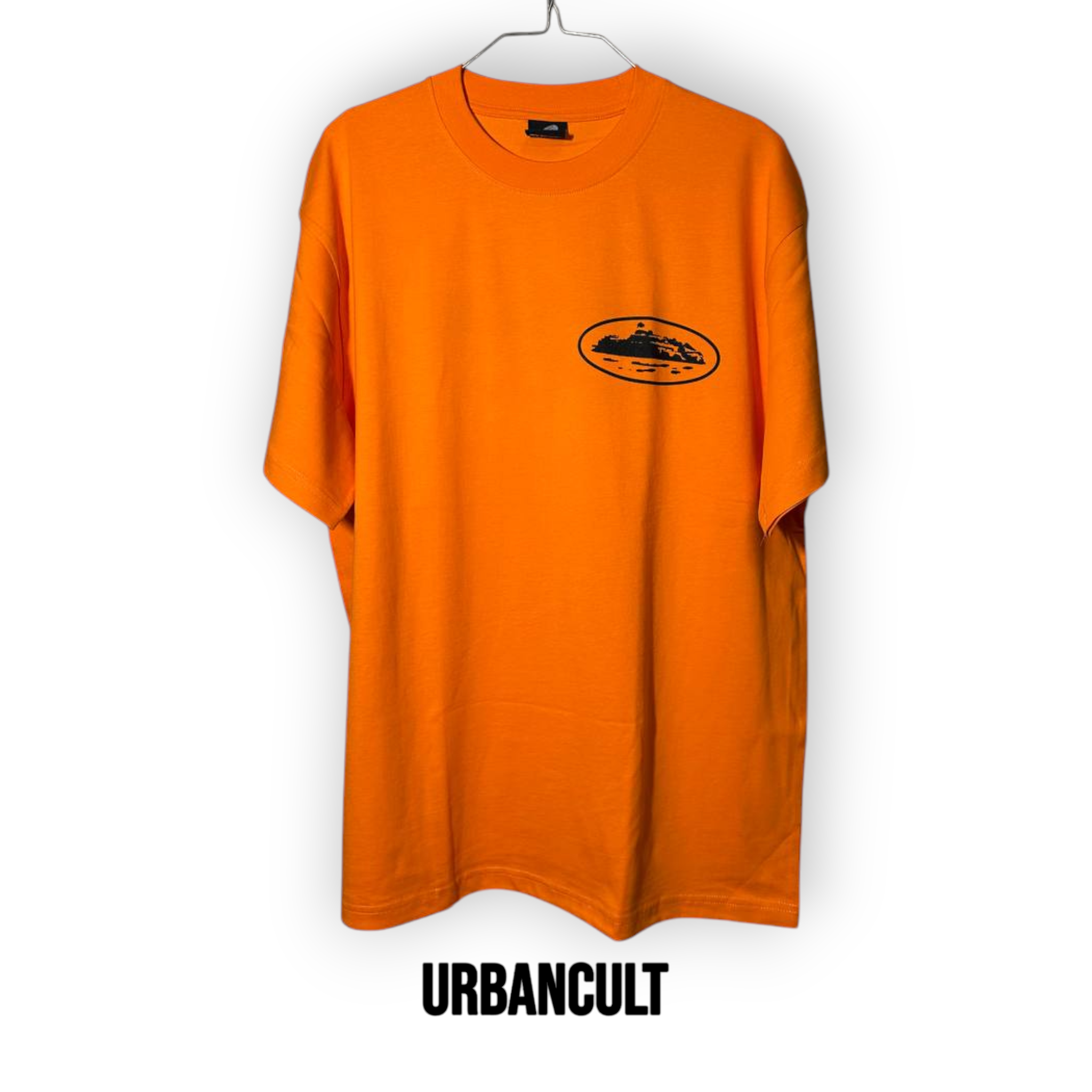T-Shirt Corteiz OG Island Alcatraz - Arancione - Urban Cult