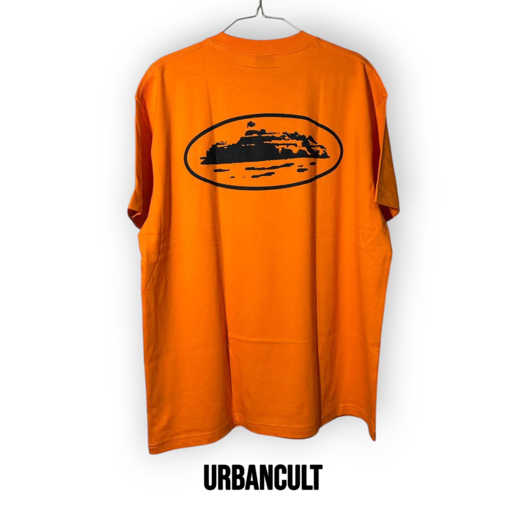 T-Shirt Corteiz OG Island Alcatraz - Arancione - Urban Cult