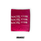 Anti Social Social Club Towel - Pink - Urban Cult