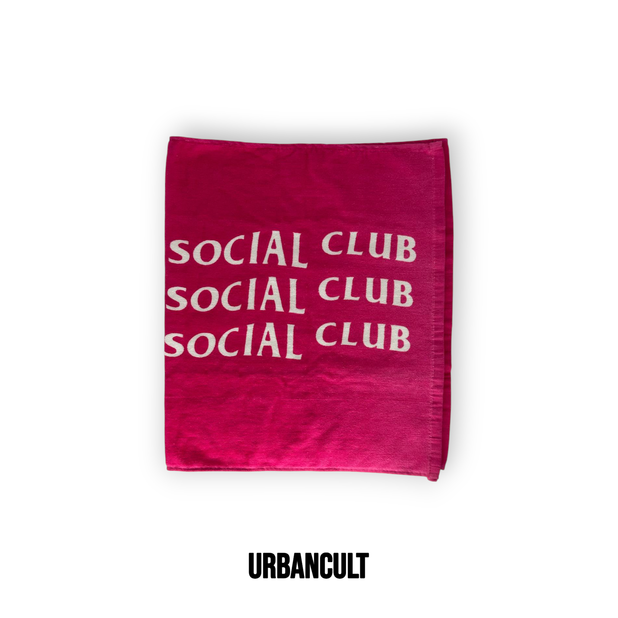 Anti Social Social Club Towel - Pink - Urban Cult