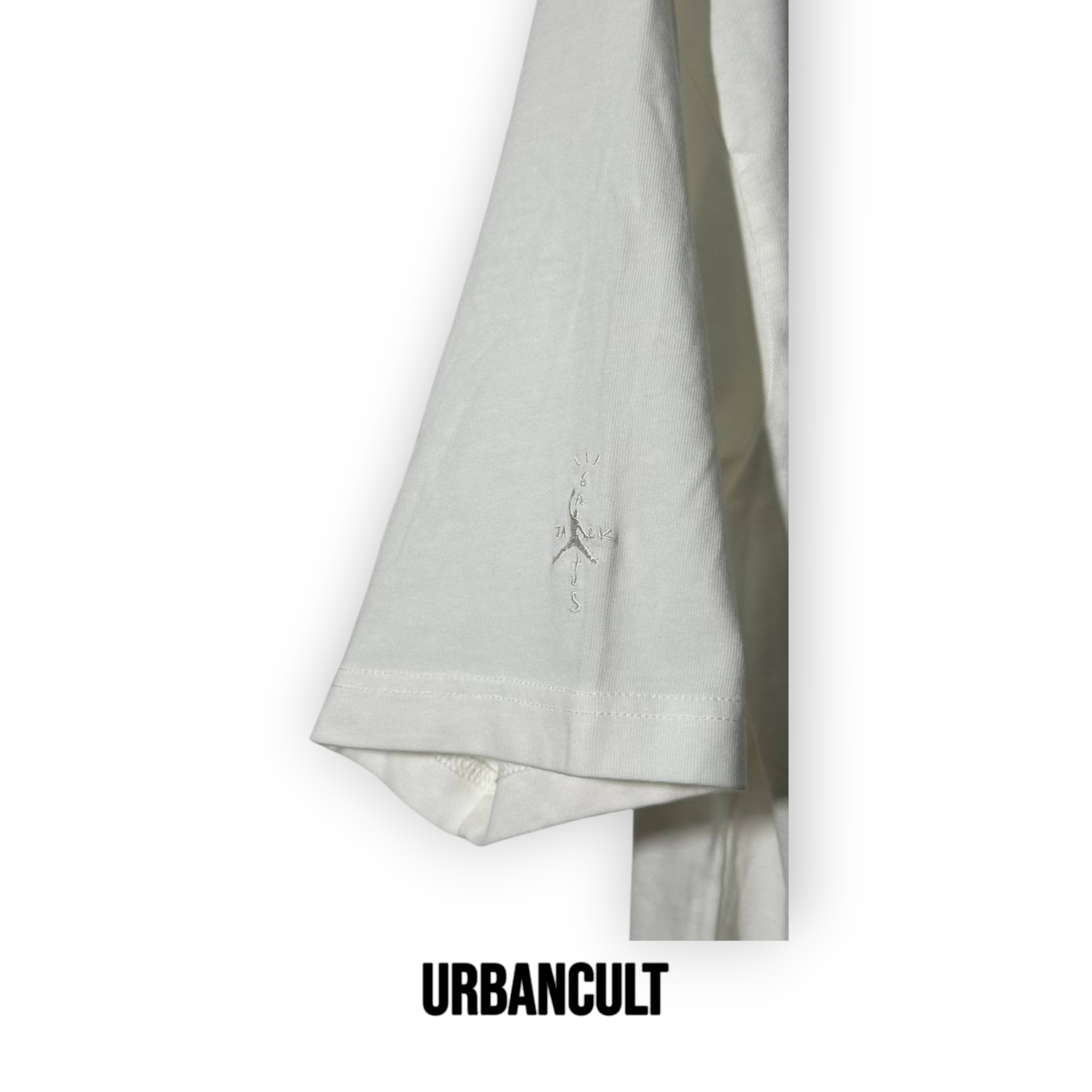 T-Shirt Jordan x Travis Scott "Logo Tee" Cactus Jack - Bianca - Urban Cult