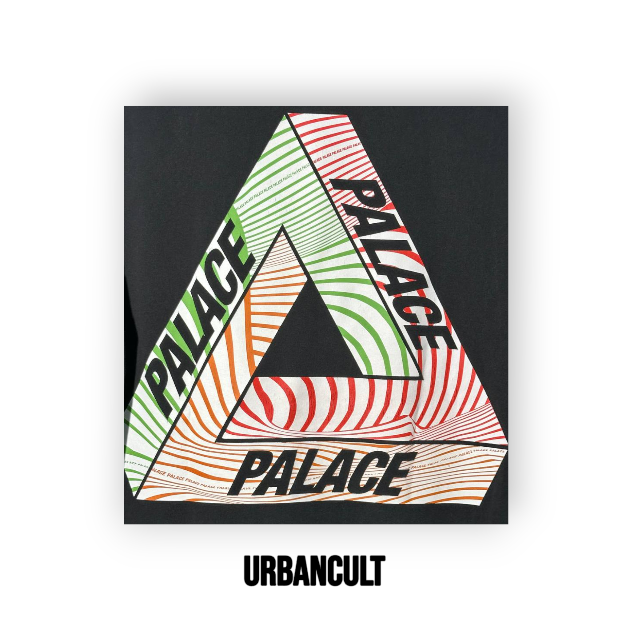 Palace Tri-Ferg tri Tex T-shirt - Nero - Urban Cult
