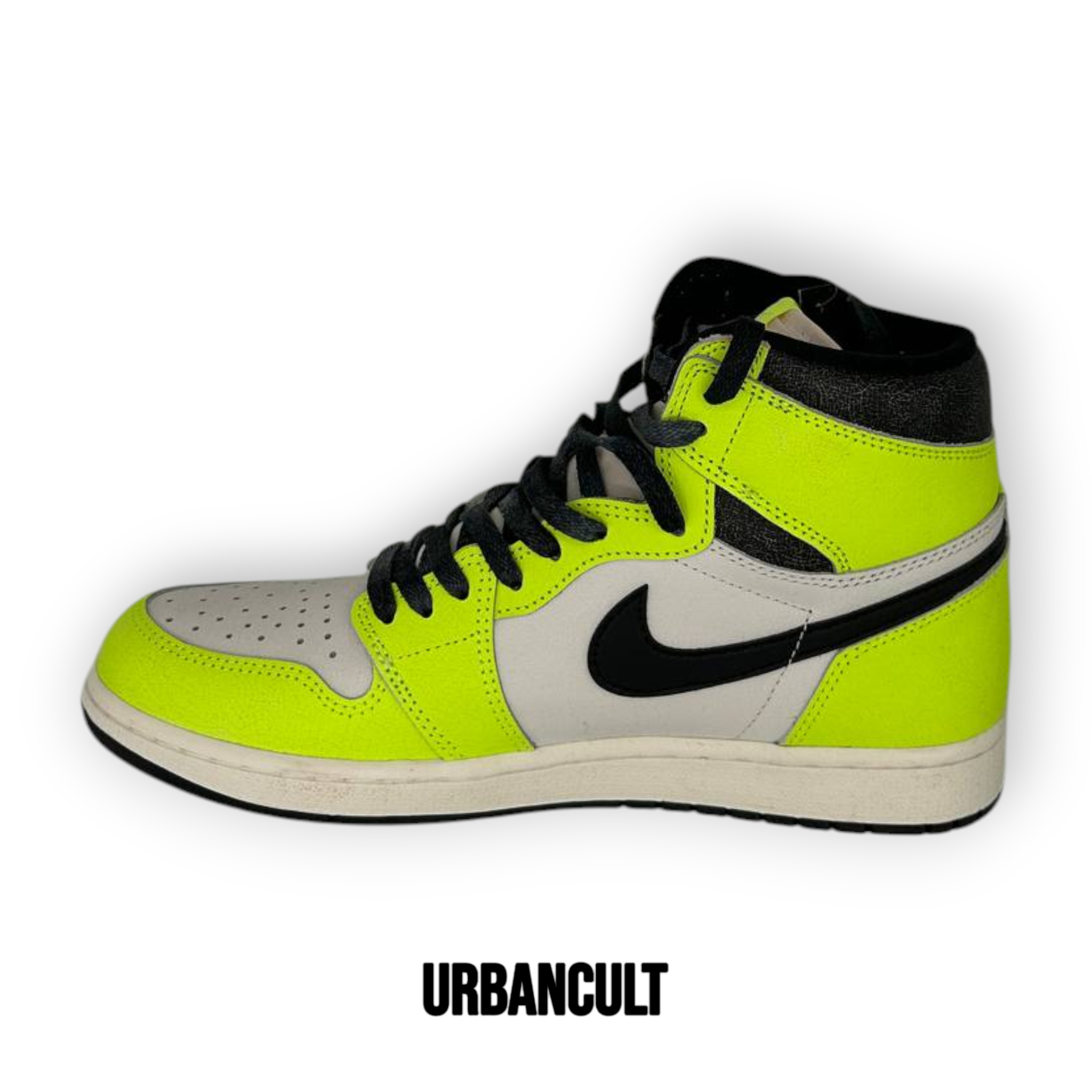 Nike Air Jordan 1 Retro High OG Visionaire Volt - Giallo Fluo/Nero - Urban Cult